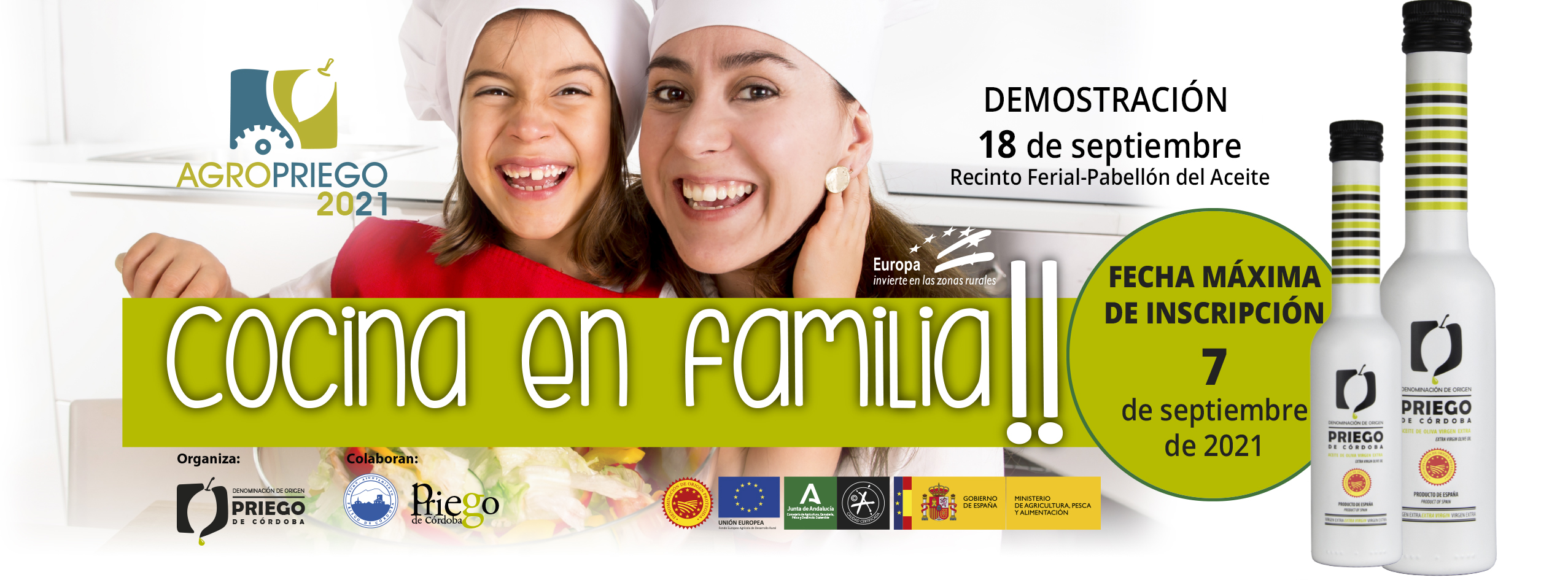 Demostración Cocina en Familia - Agropriego 2021