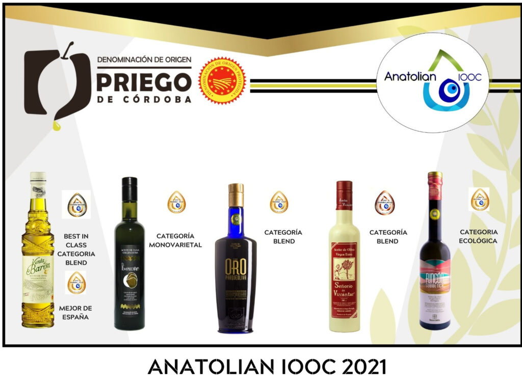 Premios Anatolian DOP Priego de Córdoba