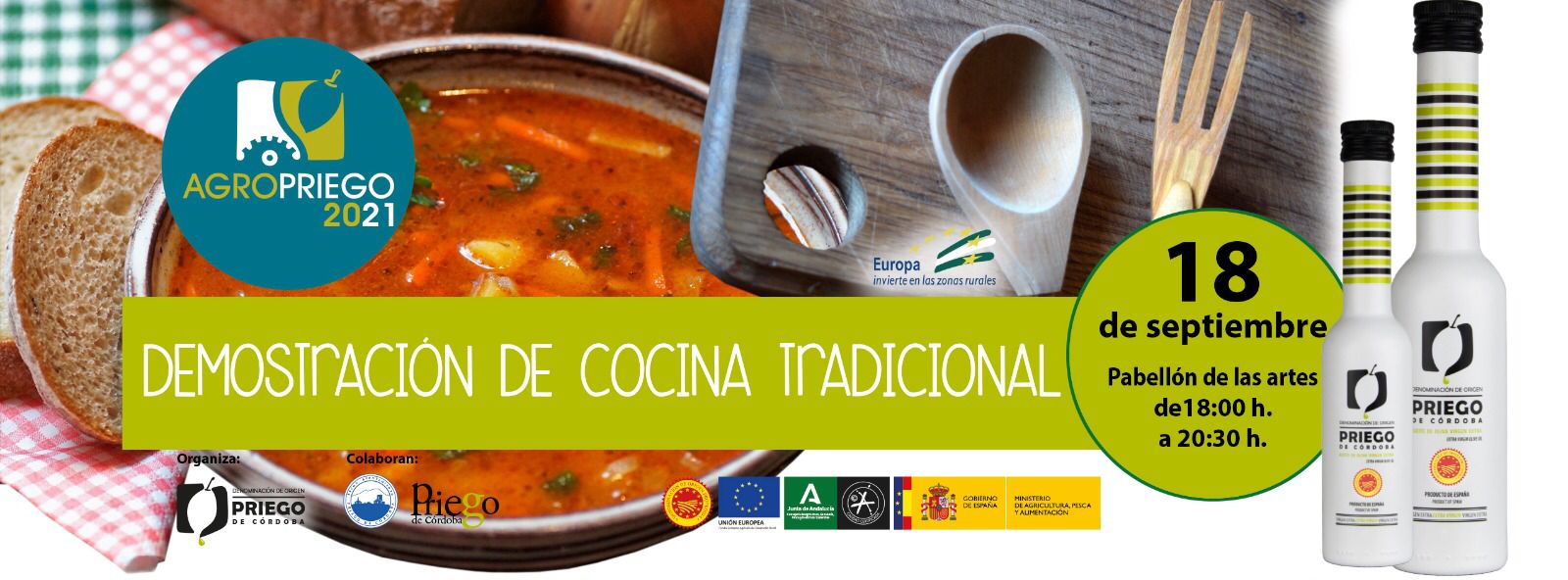 Demostración de Cocina Tradicional Agropriego 2021 - DOP Priego de Córdoba