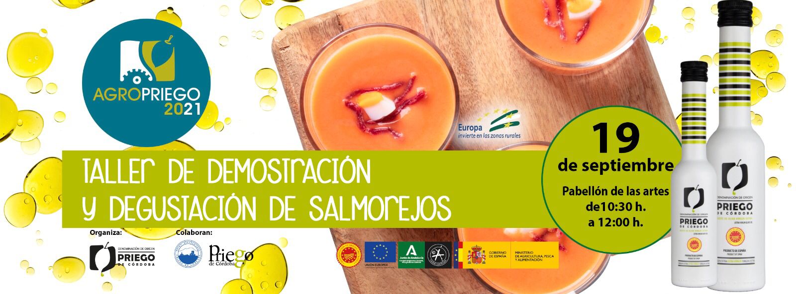 Taller de Demostración y Degustación de Salmorejos - Agropriego 2021