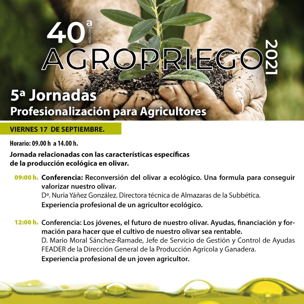 Jornadas de Profesionalización Agropriego 2021 - DOP Priego de Córdoba