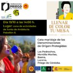 Cata maridaje de las DOs, D.O.P Los Pedroches, Montilla Moriles, Baena, Lucena y Priego de Córdoba