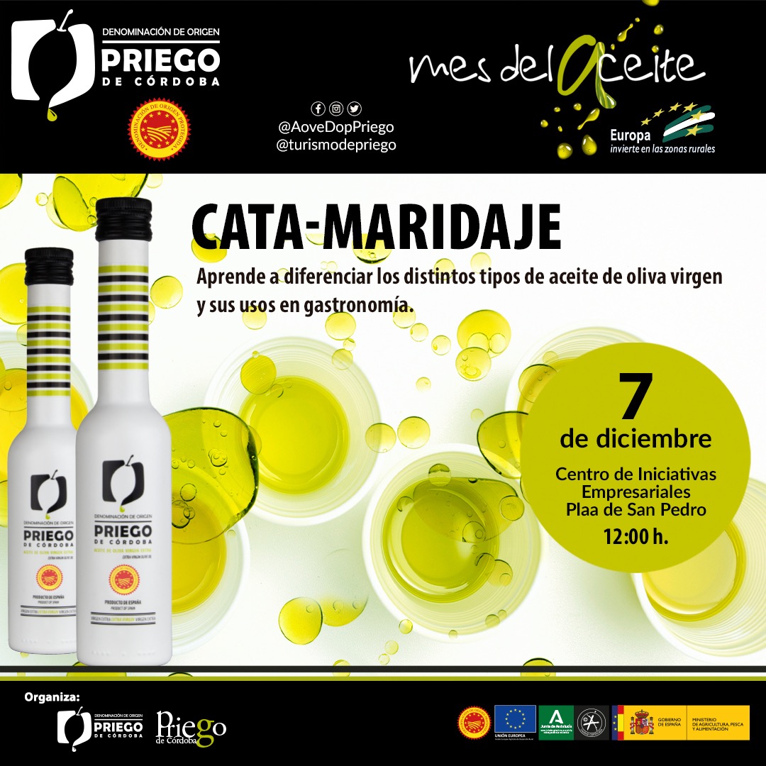 Mes del Aceite 2021-Cata Maridaje - DOP Priego de Córdoba