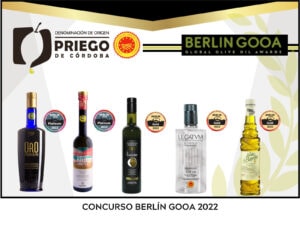 Cinco AOVE'S de la D.O.P. Priego de Córdoba Galardonados en Alemania